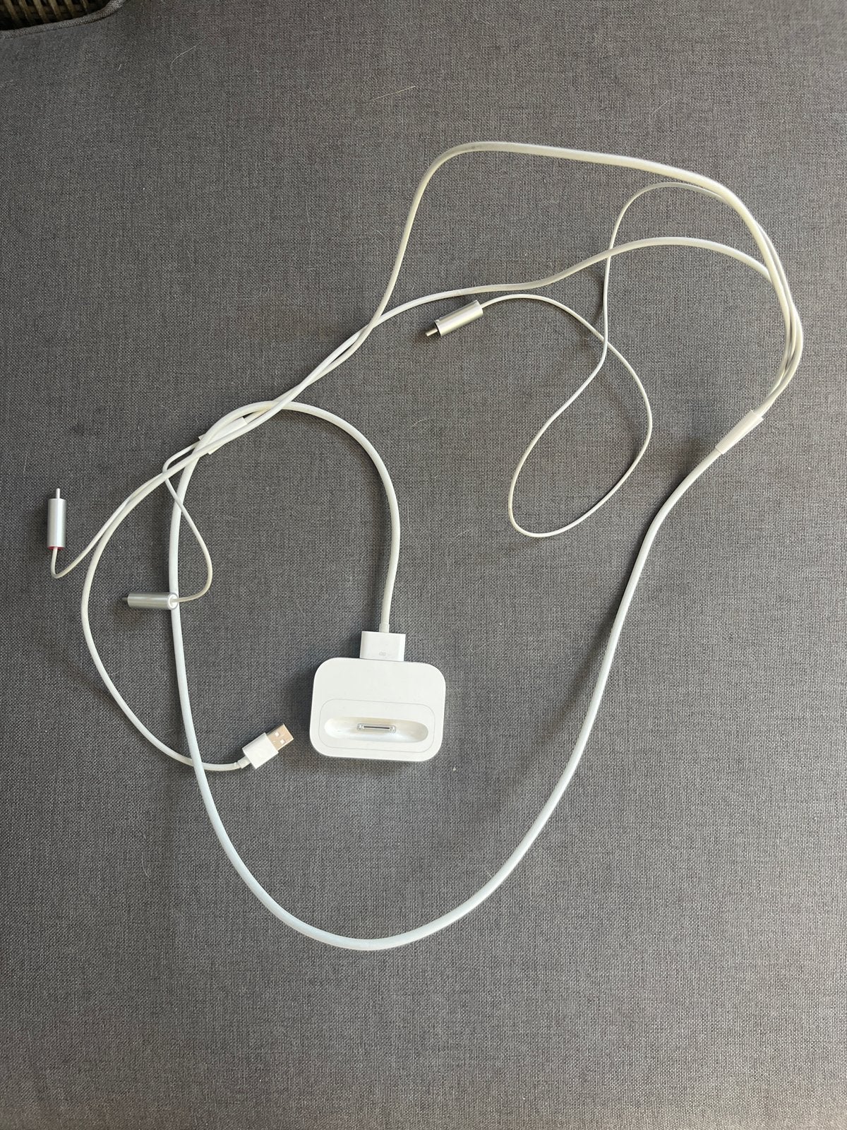 Apple iPod Dock met USB-kabel en Componentkabel, Ophalen of Verzenden, Gebruikt, Minder dan 2 meter, Componentkabel