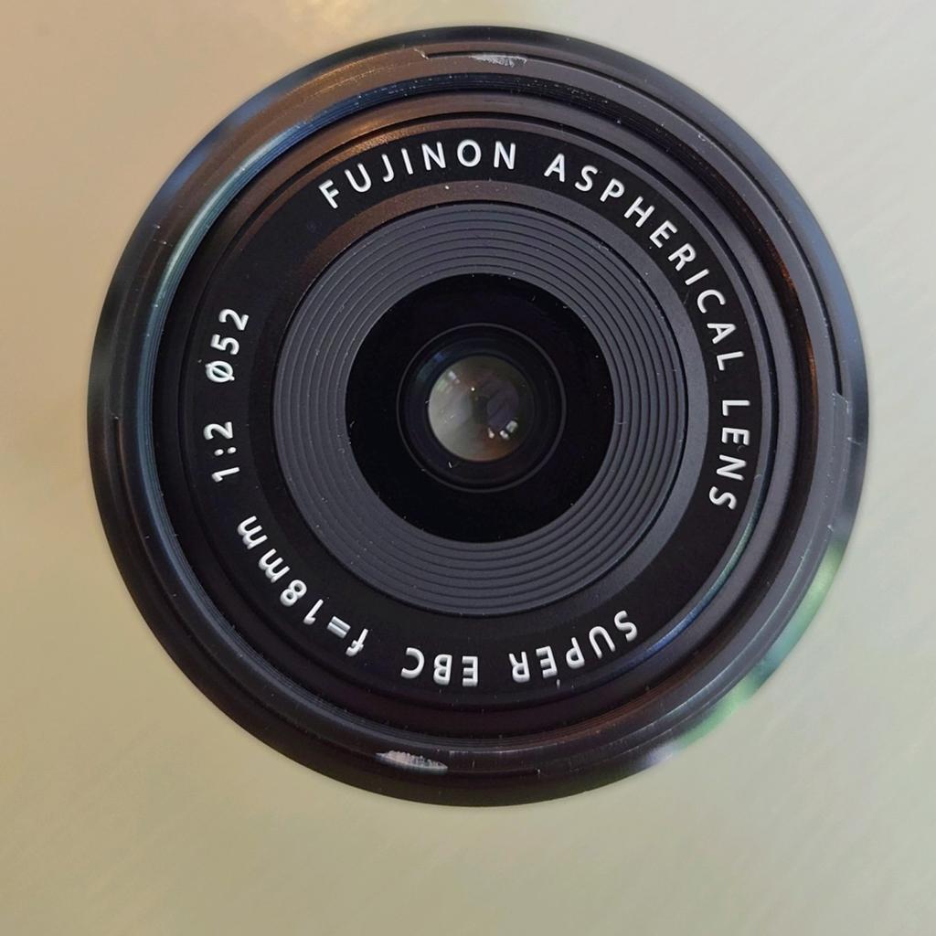 Fujinon 18mm f2, Ophalen of Verzenden, Gebruikt, Groothoeklens