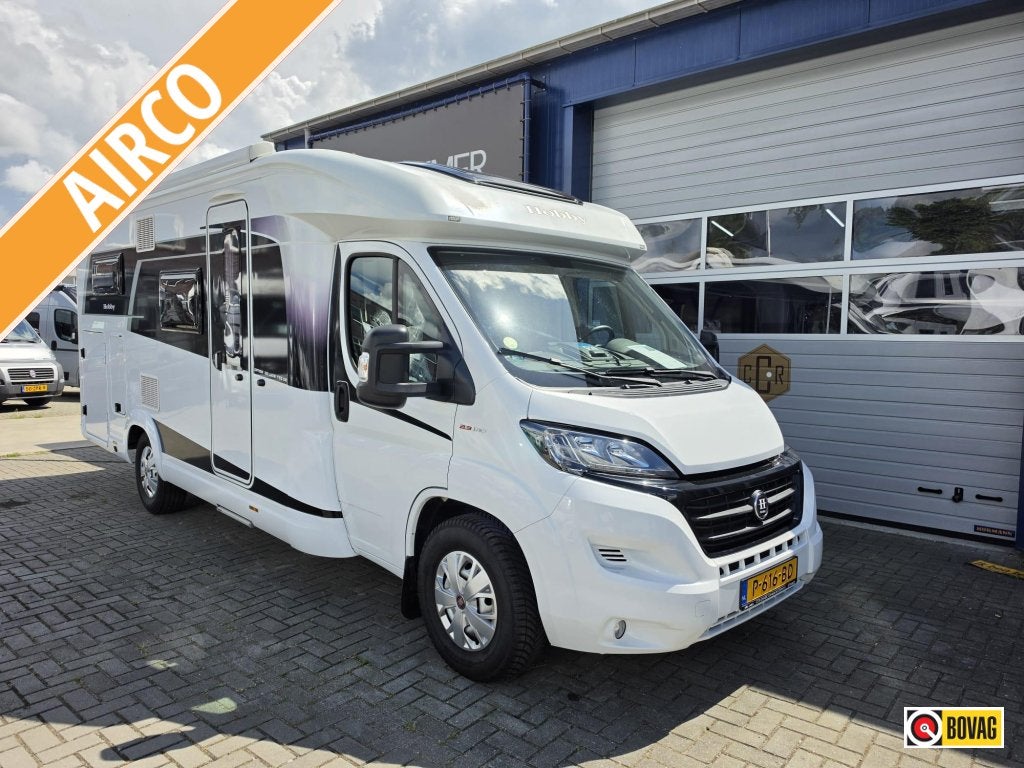 Hobby Optima De Luxe 65 GE € 2000 gratis opties, Caravans en Kamperen, Campers, Ringverwarming, Fiat, Hobby, Bedrijf