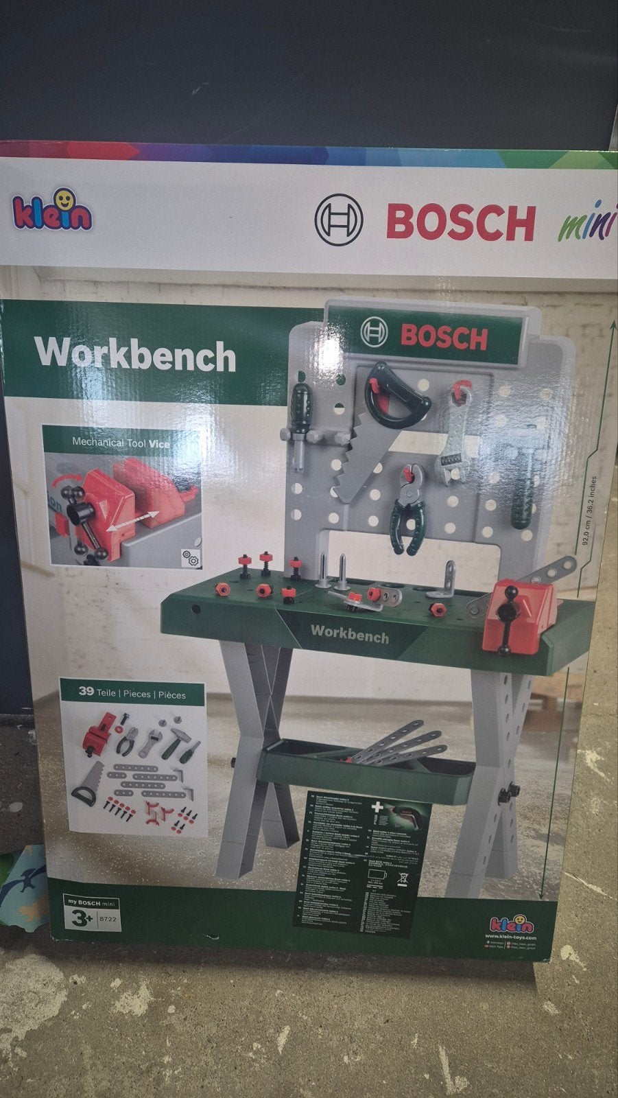 Bosch Mini Werkbank met Gereedschap voor Kinderen
