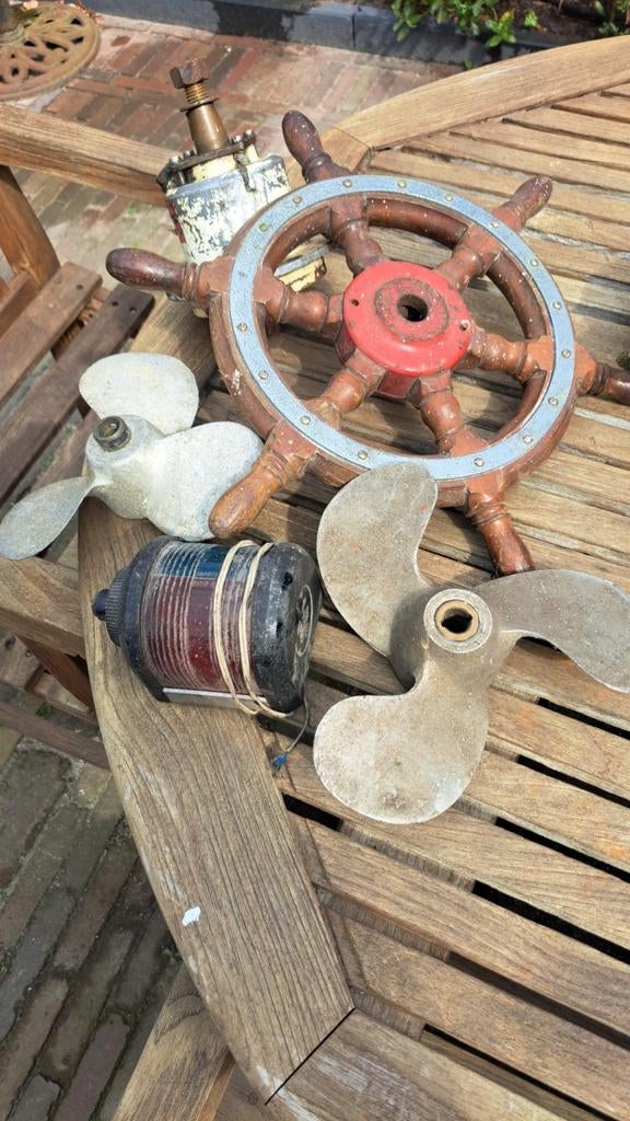Boot benodigdheden: Stuurwiel, schroeven en navigatielicht, Ophalen of Verzenden, Gebruikt, Overige typen