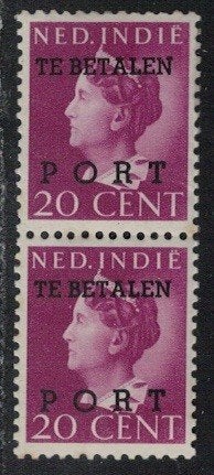 A868 Ned.Indie Port 51+51a postfris, zie de scan, Postzegels en Munten, Postzegels | Nederlands-Indië en Nieuw-Guinea, Verzenden