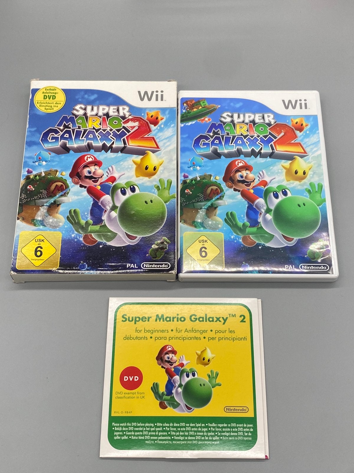 Super Mario Galaxy 2 First Print Edition Wii + Beginners DVD, Www.nintendo.com, 2 spelers, Ophalen of Verzenden, Zo goed als nieuw