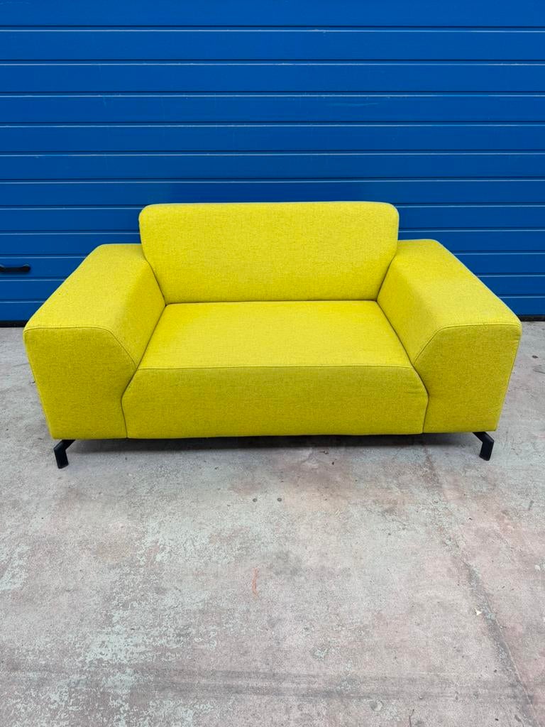Montel design loveseat bankstel nieuwstaat, Huis en Inrichting, Banken | Bankstellen, Ophalen, Montel design, 75 tot 100 cm, Zo goed als nieuw