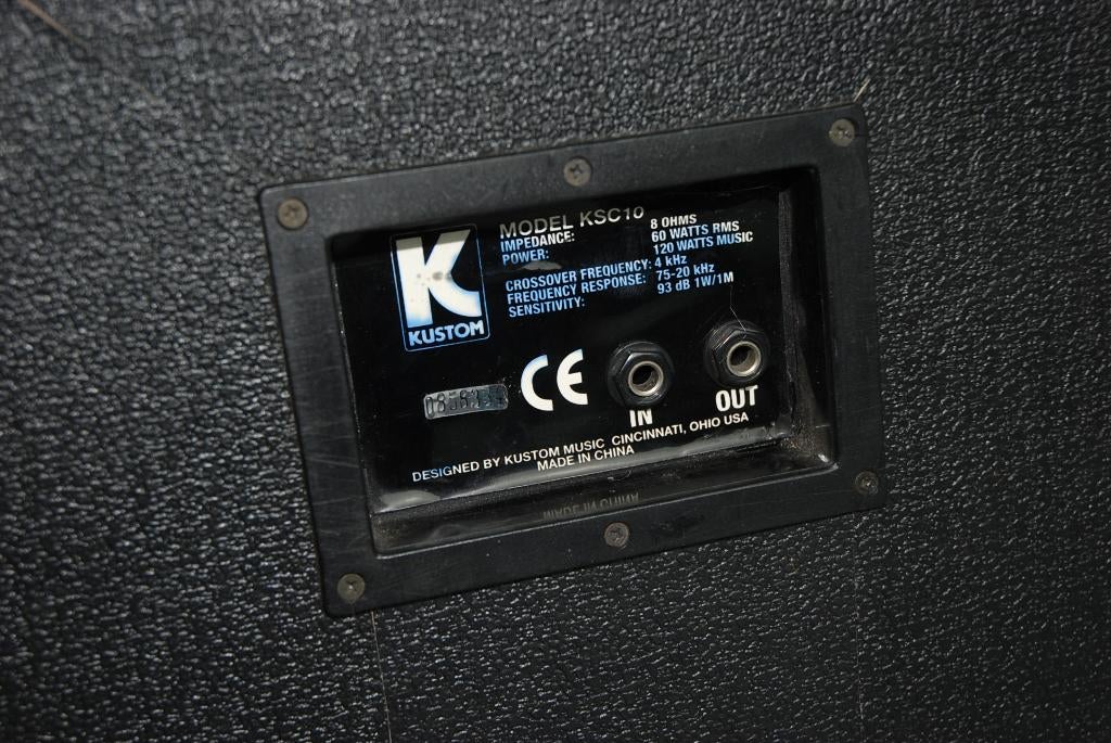 Kustom KPM4060 mixer 60 watt rms met KSC10 speaker, Muziek en Instrumenten, Ophalen, Gebruikt, ., Overige instrumenten