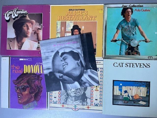 Zeven lps van folkbands en singer-songwriters., Ophalen of Verzenden, Gebruikt, 12 inch