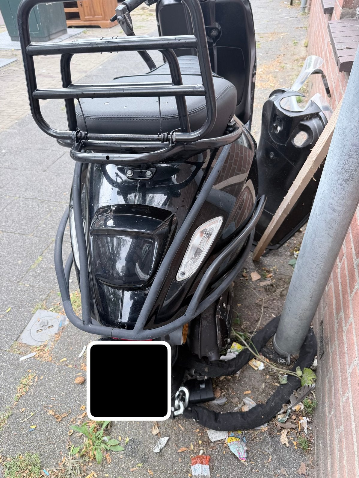 Zwarte Vespa Sprint Scooter 2015  - Goede staat, Ophalen, Gebruikt, Vespa S, Benzine