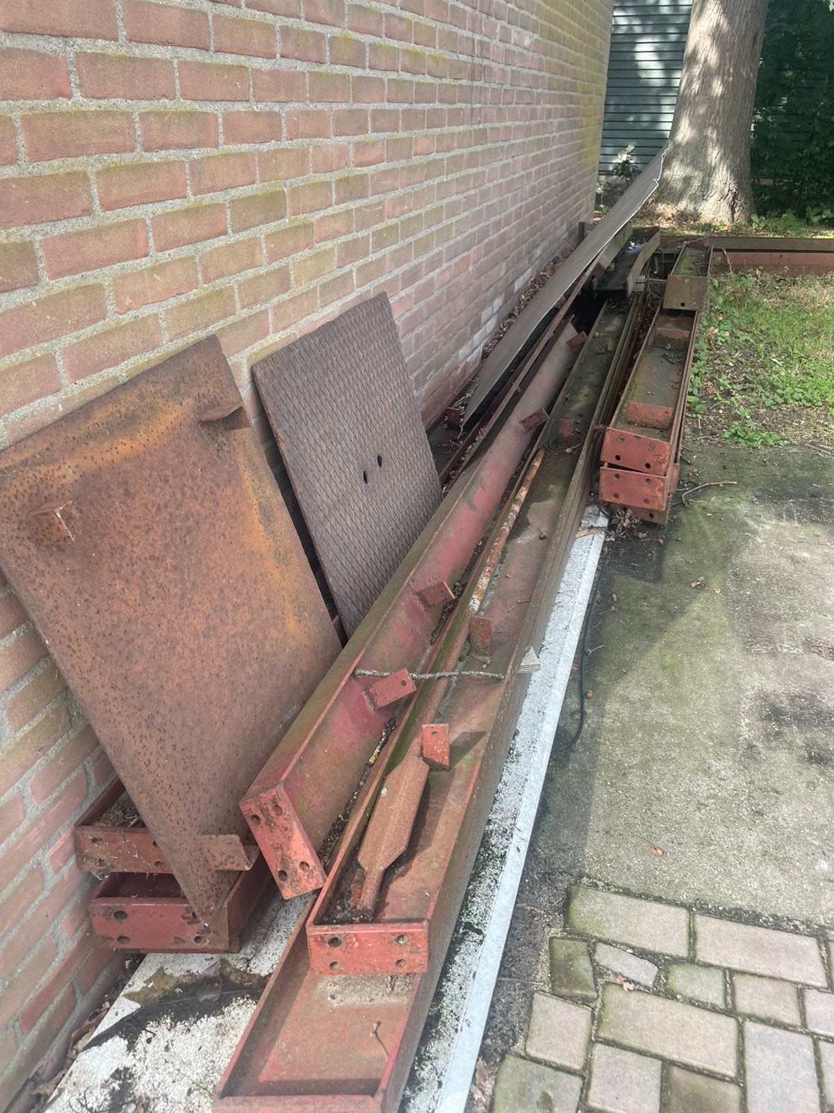 Stalen spanten IPE 180 en IPE 140, Doe-het-zelf en Verbouw, Metalen, Ophalen, Gebruikt, IJzer