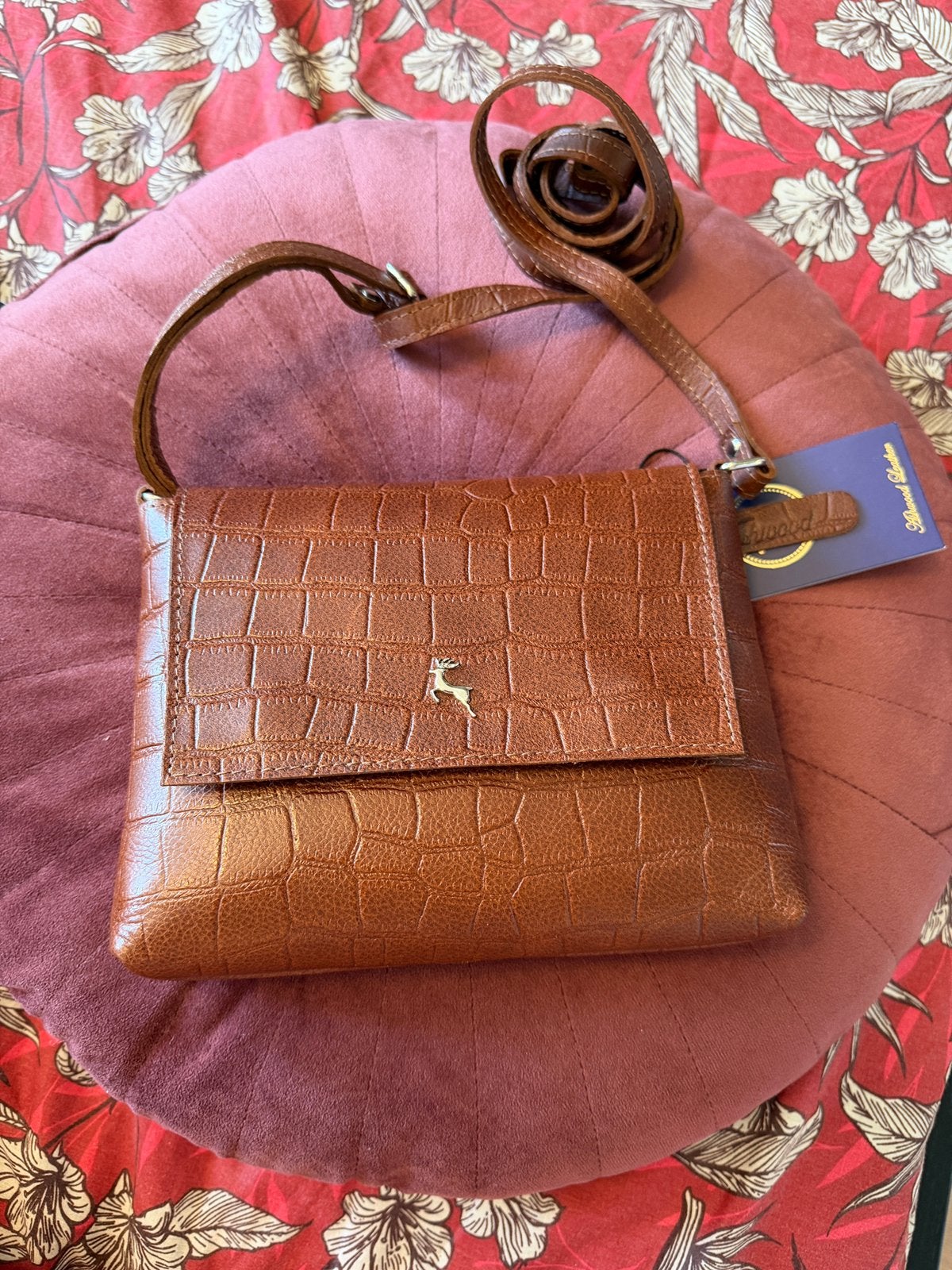 Leather Shoulder bag-Nieuwe, Ophalen of Verzenden, Nieuw, Bruin, Schoudertasje