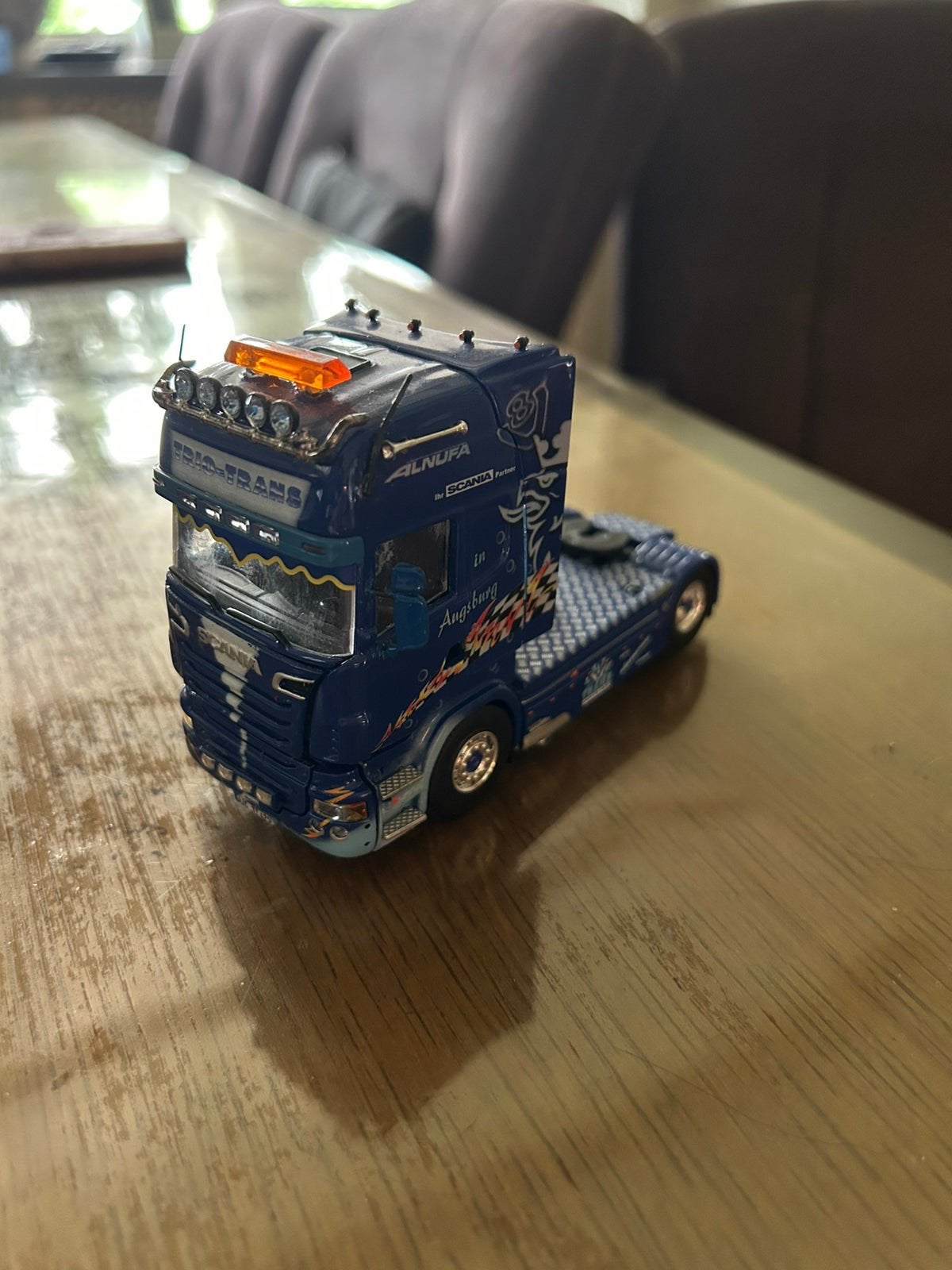 Wsi schaalmodel scania v8, Ophalen of Verzenden, Gebruikt, Bus of Vrachtwagen, Wsi