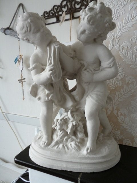 Brocante beeld Barok, Ophalen, Zo goed als nieuw, Mens