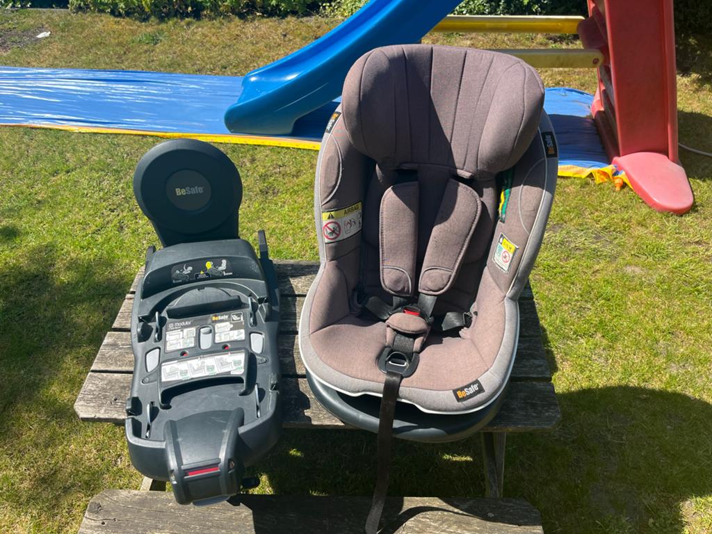 BeSafe iZi Modular i-Size autostoel met base, Gebruikt, 0 t/m 18 kg, Verstelbare rugleuning, Isofix