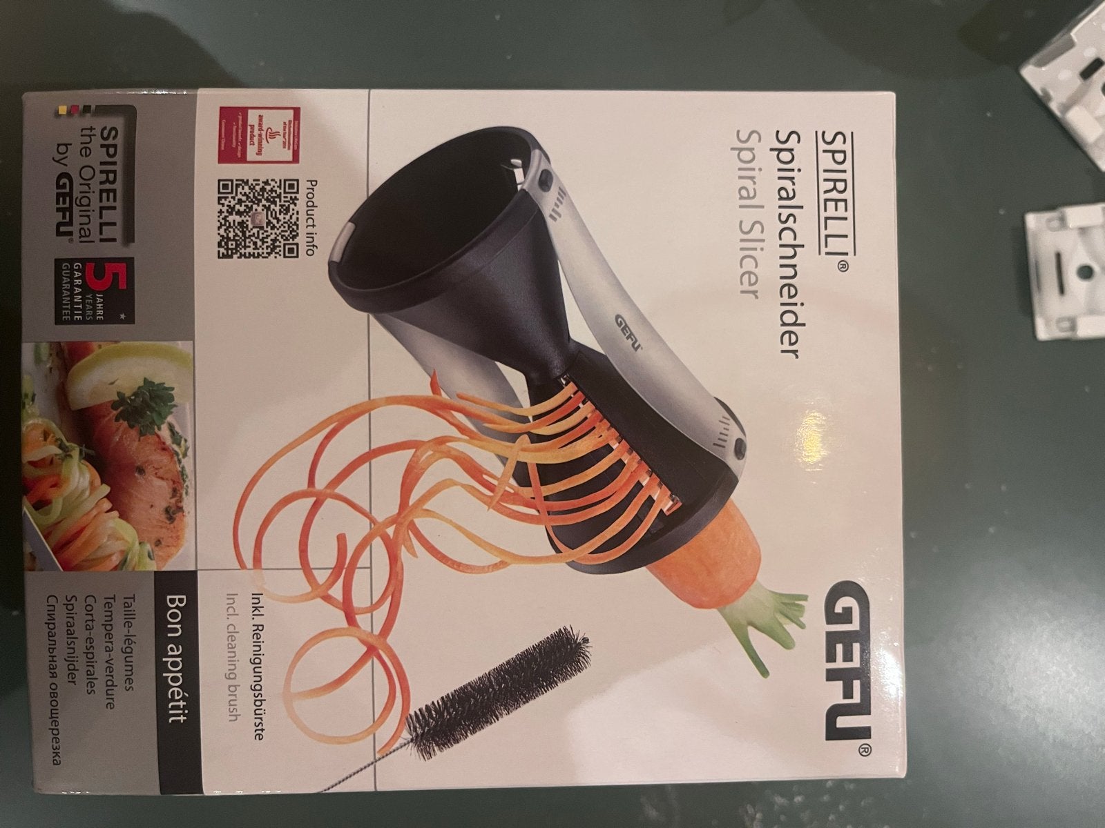 GEFU Spirelli Spiraalsnijder - Nieuw in doos, Ophalen, Nieuw