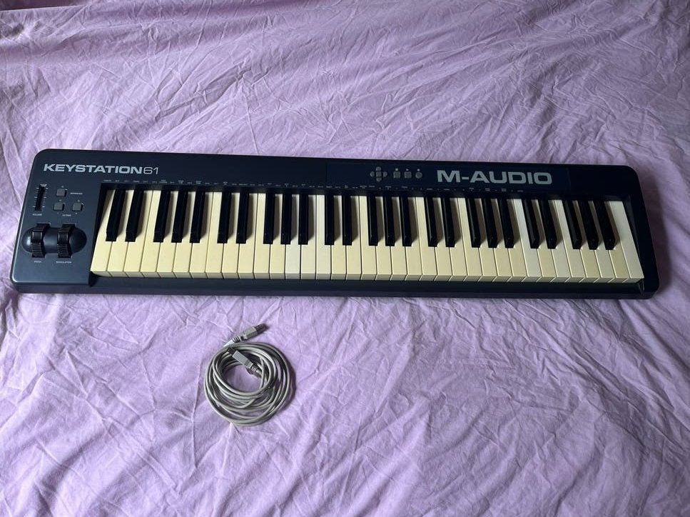 M-Audio Keystation 61 MIDI Keyboard, Aanslaggevoelig, Ophalen, Overige merken, 61 toetsen