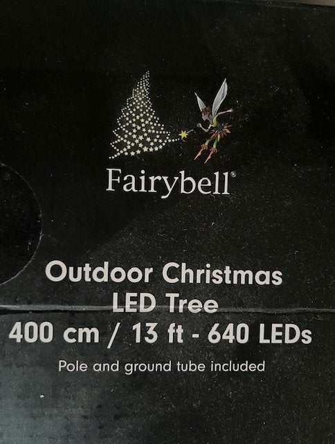 originele Fairybel 4 meter hoog  met twinkle 640 led, Ophalen, Zo goed als nieuw