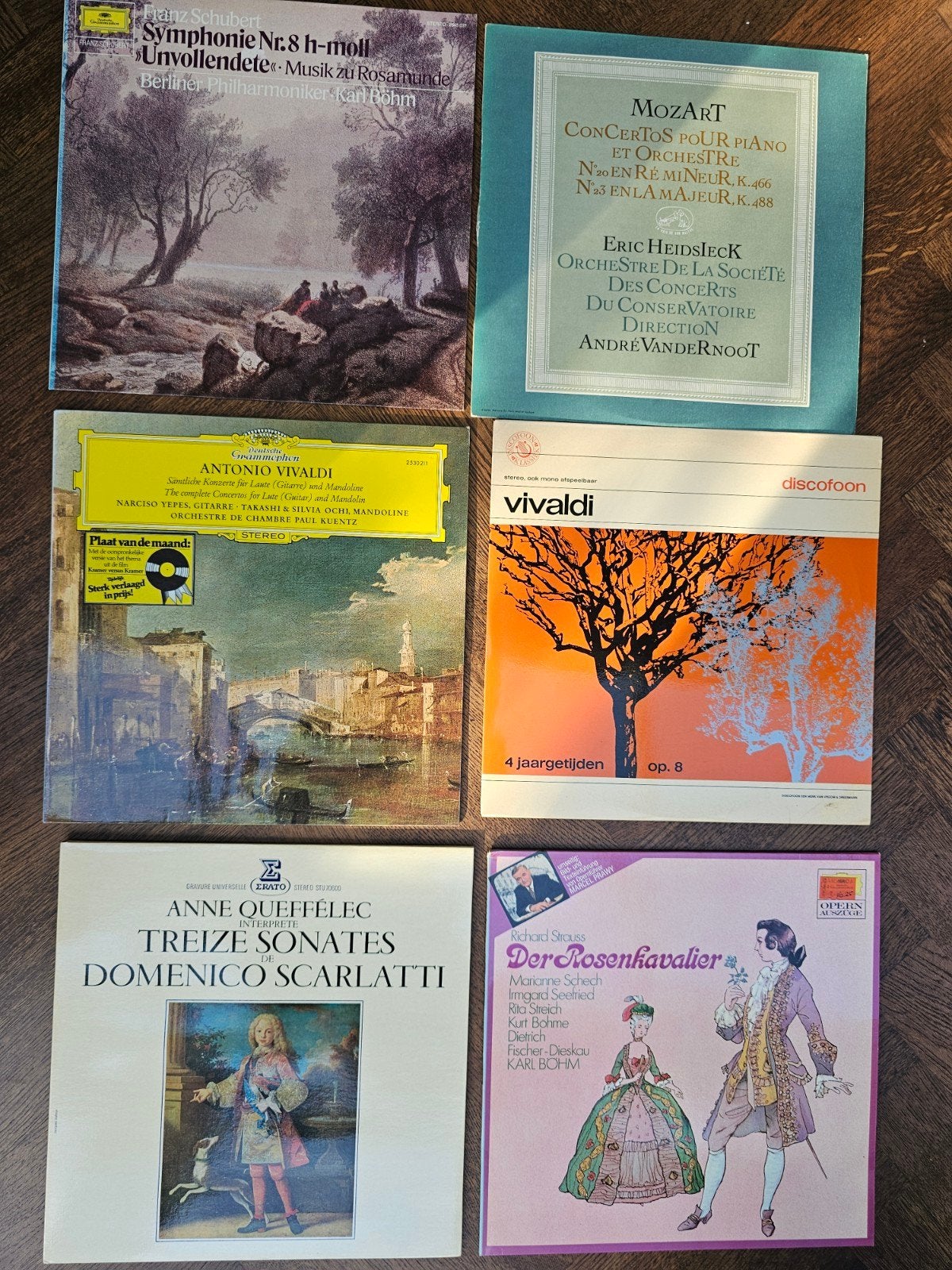 Klassieke LPs Vinyl: Vivaldi, Mozart, Schubert, Scarlatti,, Cd's en Dvd's, Vinyl | Klassiek, Gebruikt, Ophalen of Verzenden, Vivaldi