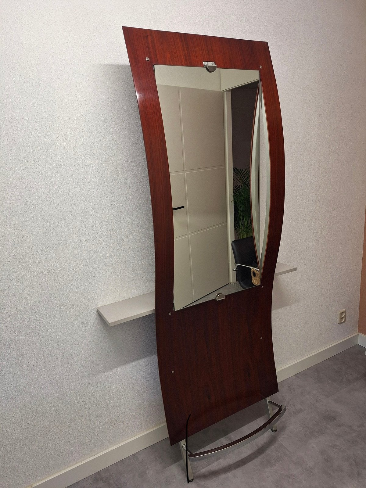 Kappers/make-up spiegel, Huis en Inrichting, Woonaccessoires | Spiegels, Ophalen, Rechthoekig, 50 tot 75 cm, 150 tot 200 cm