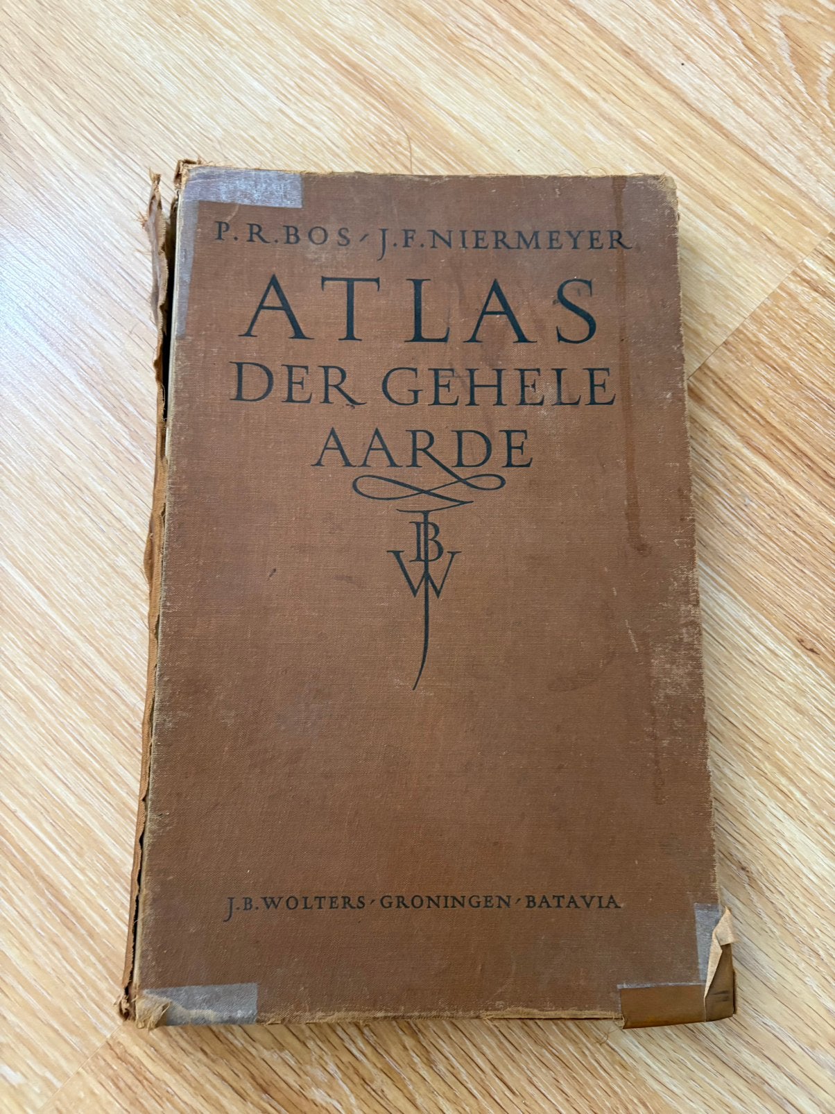 Atlas der gehele aarde, Antiek en Kunst, Ophalen of Verzenden