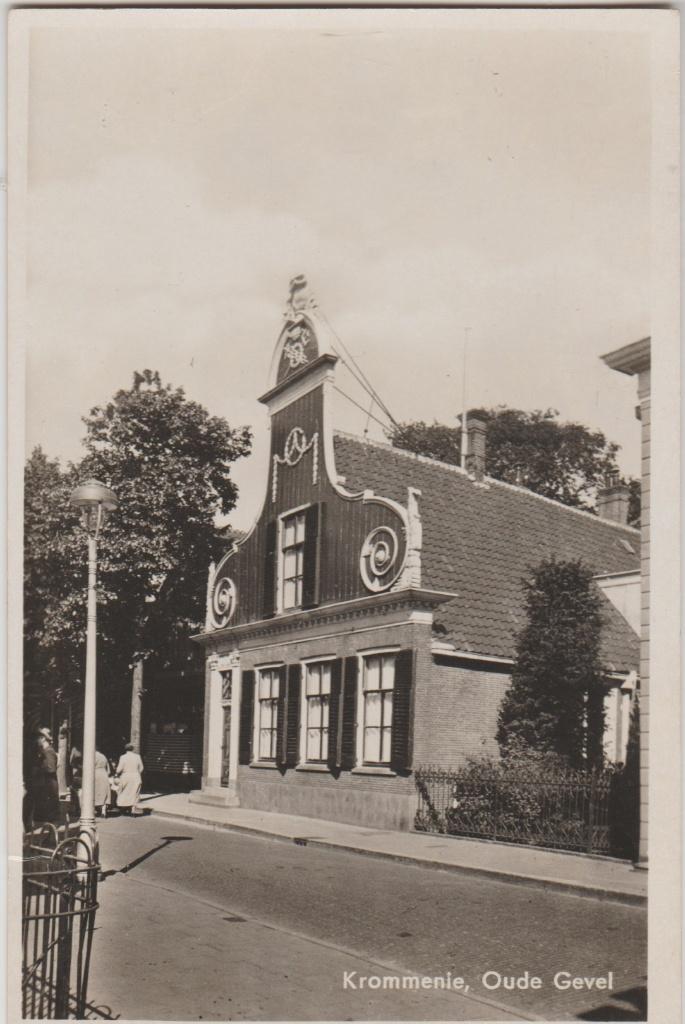 krommenie 1940 zaans historie houtbouw gevel stijl monument, Ophalen of Verzenden, 1920 tot 1940, Gelopen, Noord-Holland