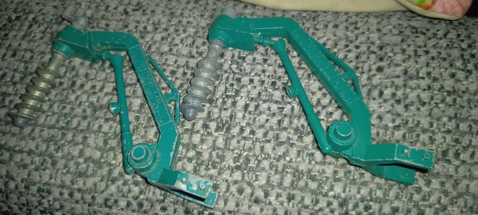 Britains  2x Post Hole Digger onderdelen jaren '70, Ophalen of Verzenden, Gebruikt