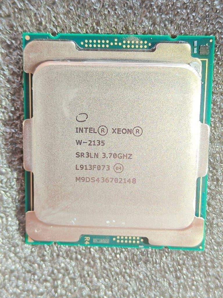 Intel Xeon W-2135 LGA2066 processor, 6-core, Gebruikt, LGA 2066, Intel Xeon