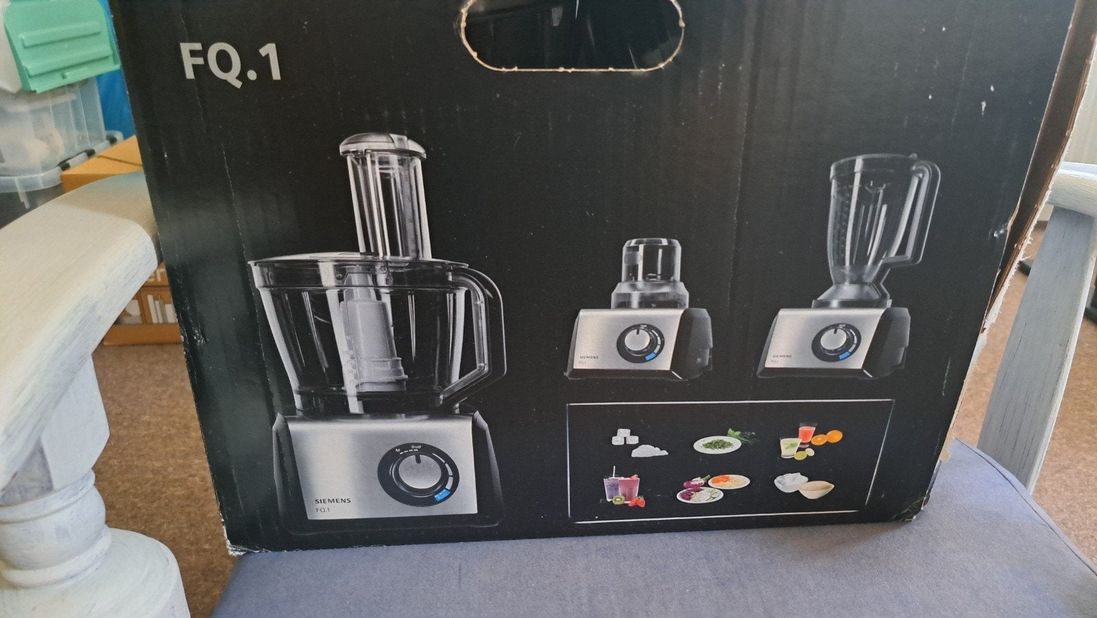 Siemens MK860FQ1 Foodprocessor - Nieuw in doos, Witgoed en Apparatuur, Keukenmixers, 2 tot 3 liter, Ophalen, Nieuw, 3 snelheden of meer