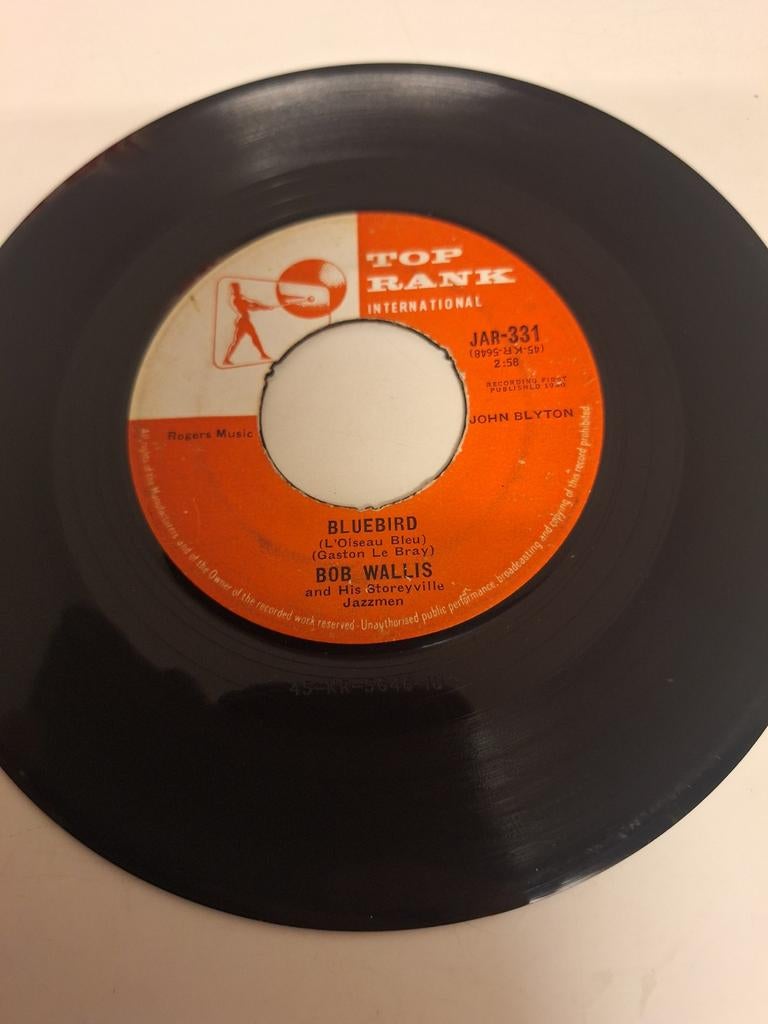 Bob Wallis - Bluebird, 1960., Verzenden, 1960 tot 1980, 7 inch, Jazz en Blues
