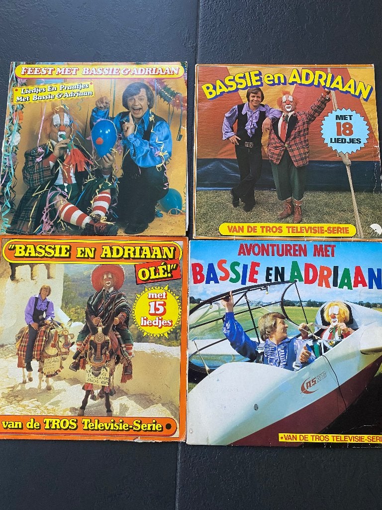 Bassie en adriaan lps, Gebruikt, 1980 - 1989, Ophalen of Verzenden, Overige genres