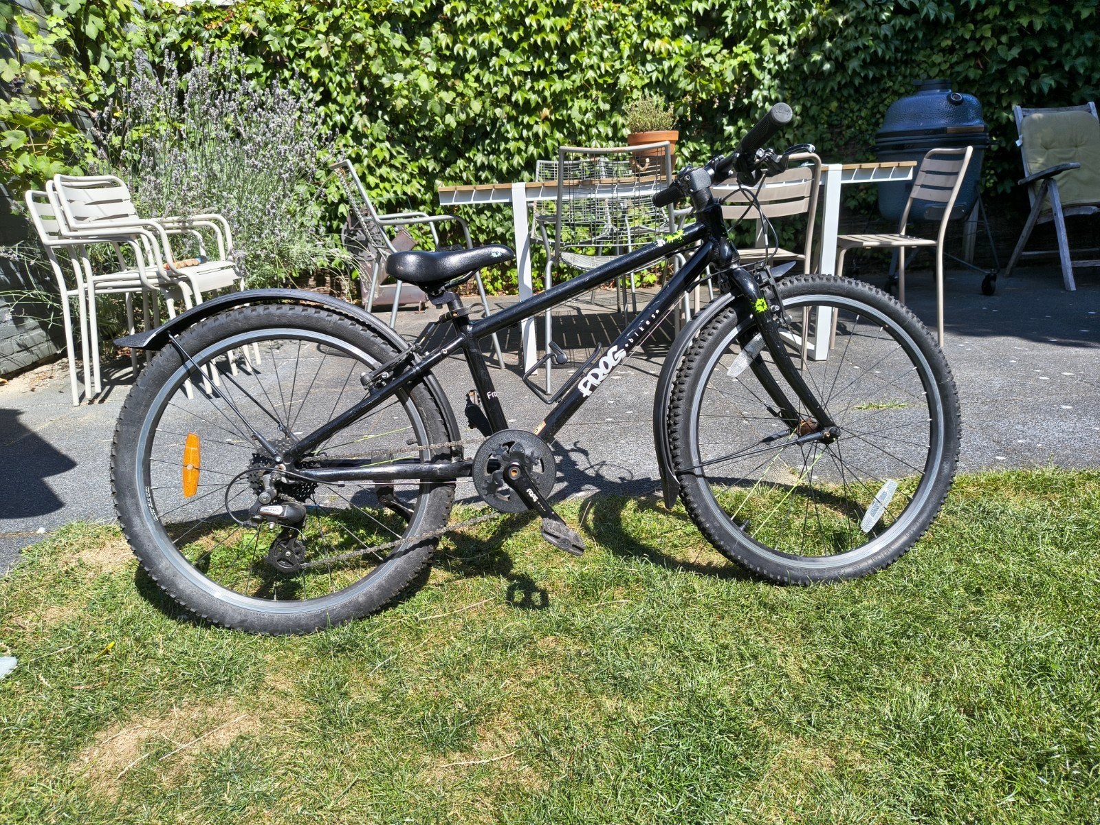 Frog 62 24 inch kinderfiets met 8 versnellingen zwart, Fietsen en Brommers, Fietsen | Kinderfietsjes, Ophalen, 20 inch of meer