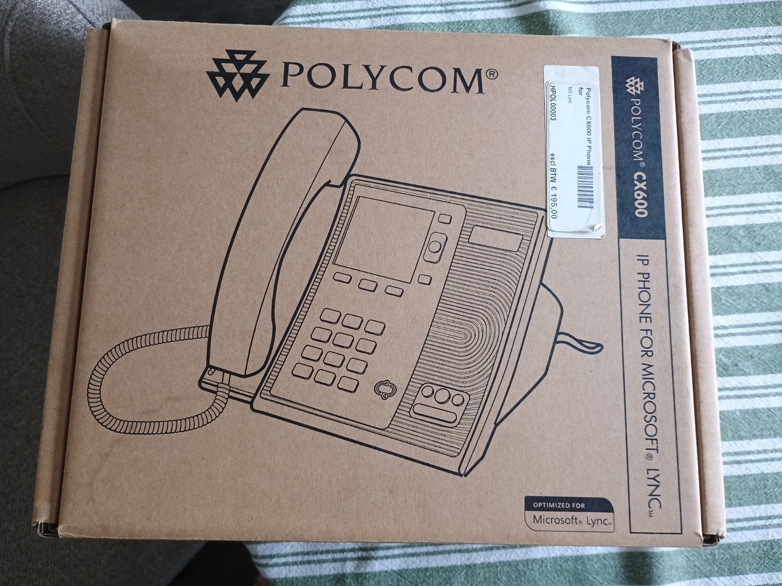 Polycom CX600 IP-telefoon voor Microsoft Lync, Ophalen of Verzenden, Nieuw, 1 handset