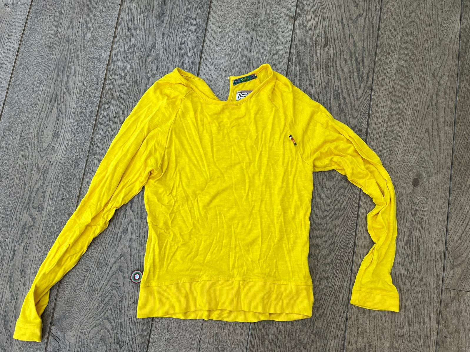 Nieuw mooi geel shirt cuba 4 funky flavours 4ff 146-152, Meisje, Nieuw, Ophalen of Verzenden, Shirt of Longsleeve