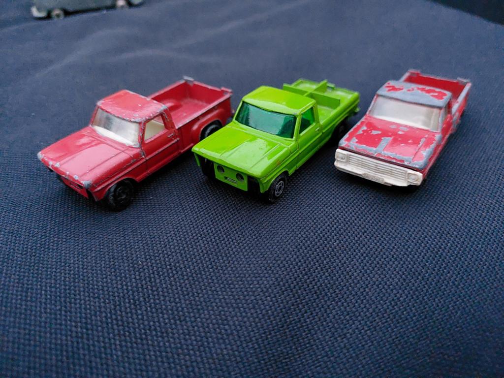 3x Matchbox no 6 Lesney Superfast Ford Pick-up, Ophalen of Verzenden, Gebruikt