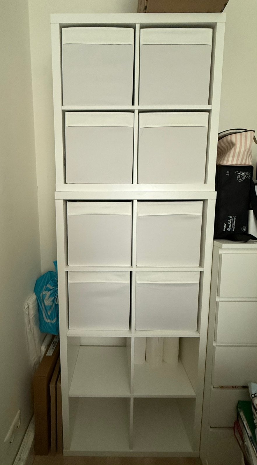 IKEA Kallax kasten 1x 8 vakken, 1x 4 vakken, Ophalen, Zo goed als nieuw