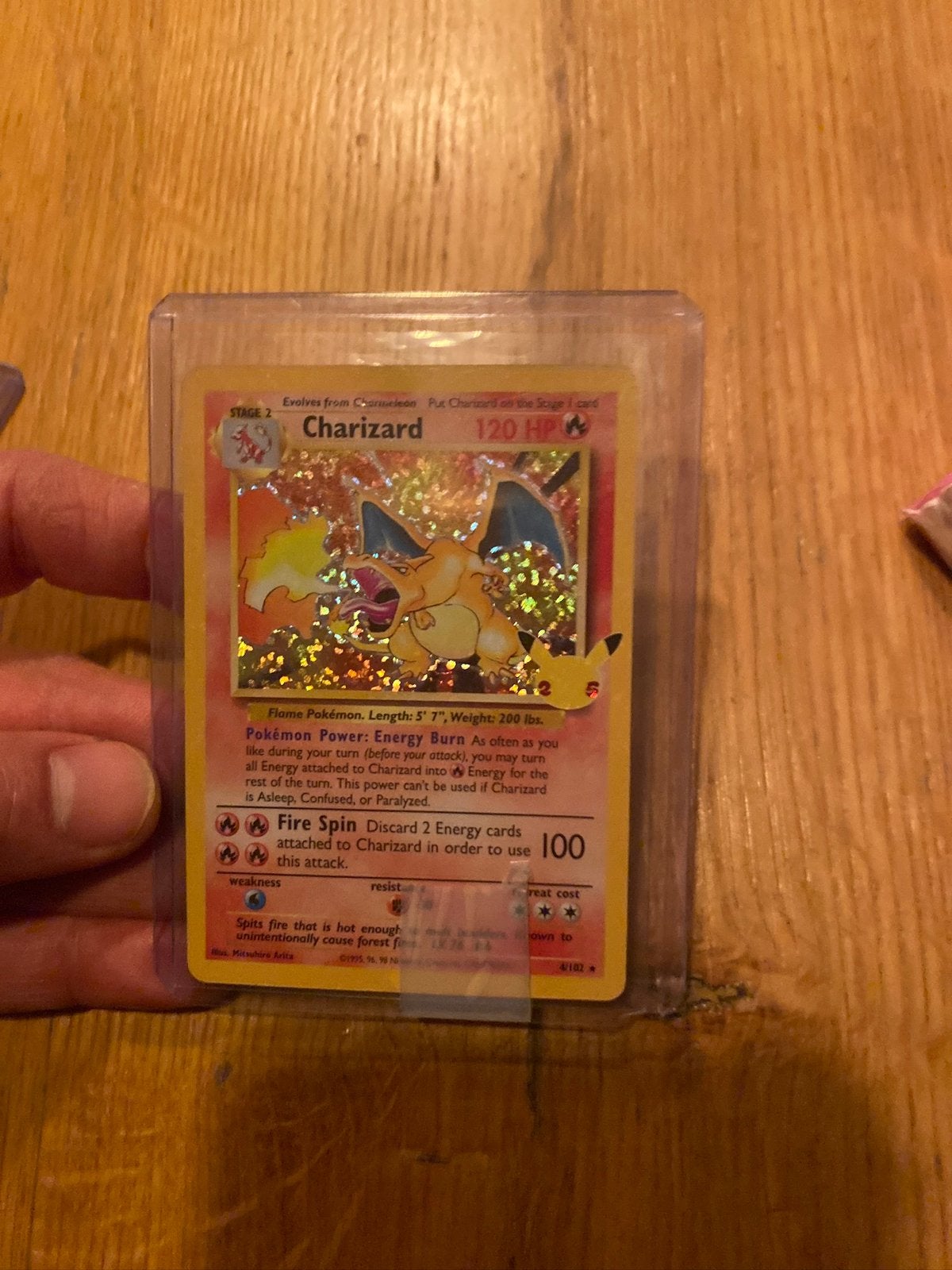Charizard 25 jaar editie, Ophalen of Verzenden, Zo goed als nieuw