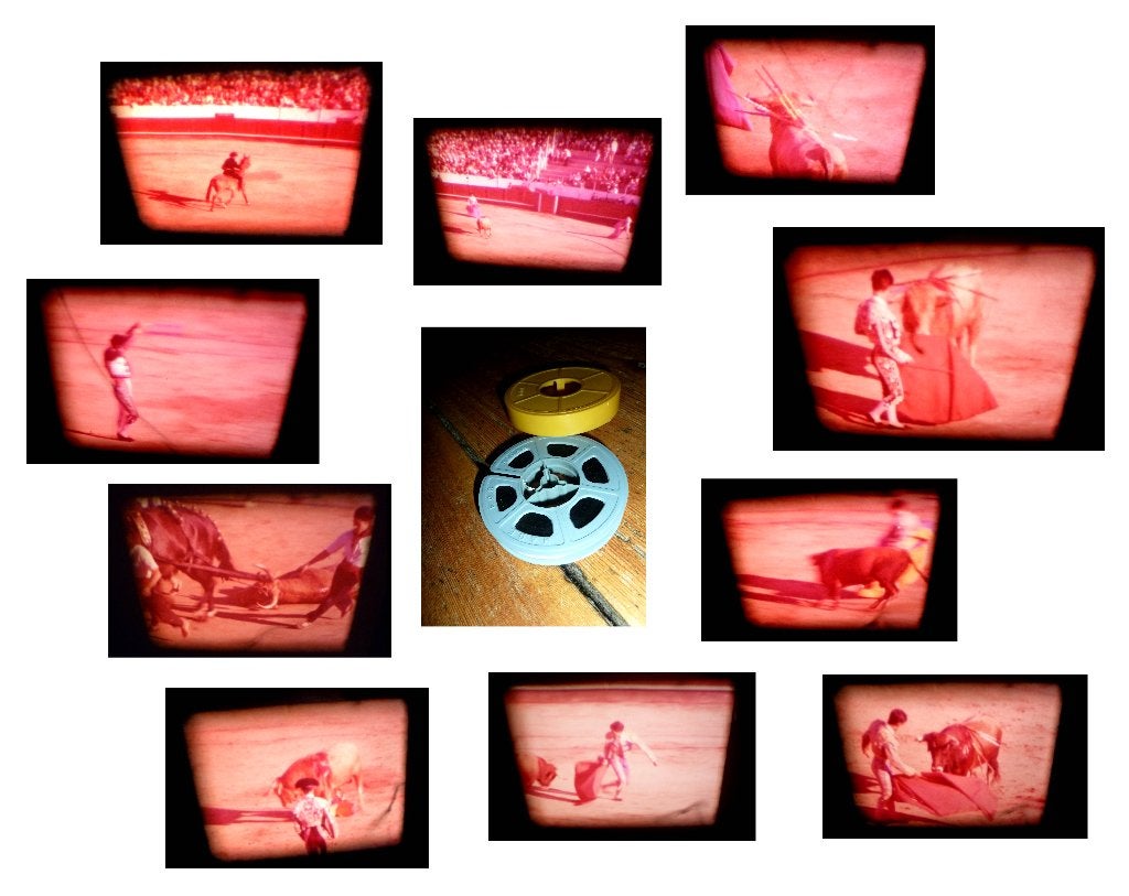 8mm film amateur stiervechten in spanje EL CORDOBEZ N8, Ophalen of Verzenden, 8mm film