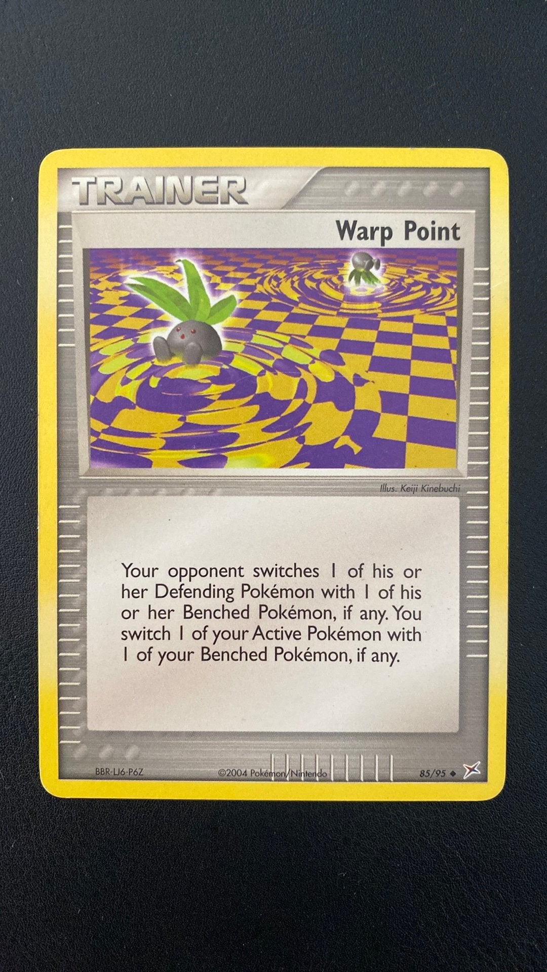 Pokemon warp point oddish ex team magma team aqua 85, Ophalen of Verzenden, Zo goed als nieuw