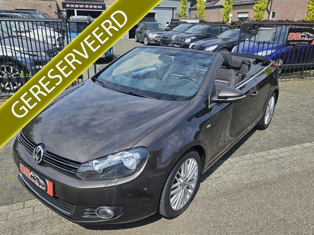 Volkswagen Golf Cabriolet 1.4 TSI CUP uitvoering CABRIOLET C, Auto's, Voorwielaandrijving, Euro 5, Stof, Gebruikt