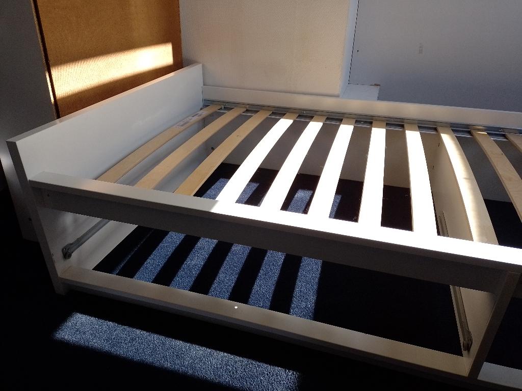 Flaxa bed met opberglades (Ikea), Ophalen, Gebruikt, 90 cm, Eenpersoons