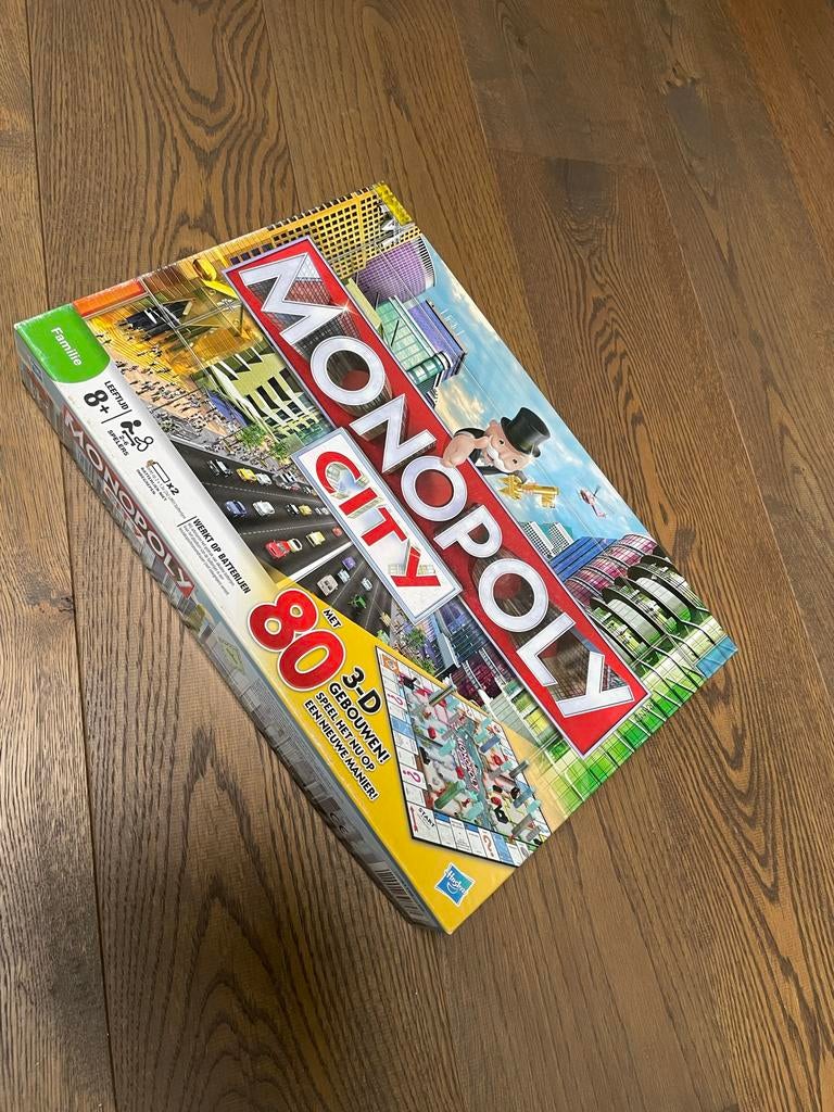 Monopoly City - Bouw je eigen stad!, Drie of vier spelers, Ophalen, Zo goed als nieuw