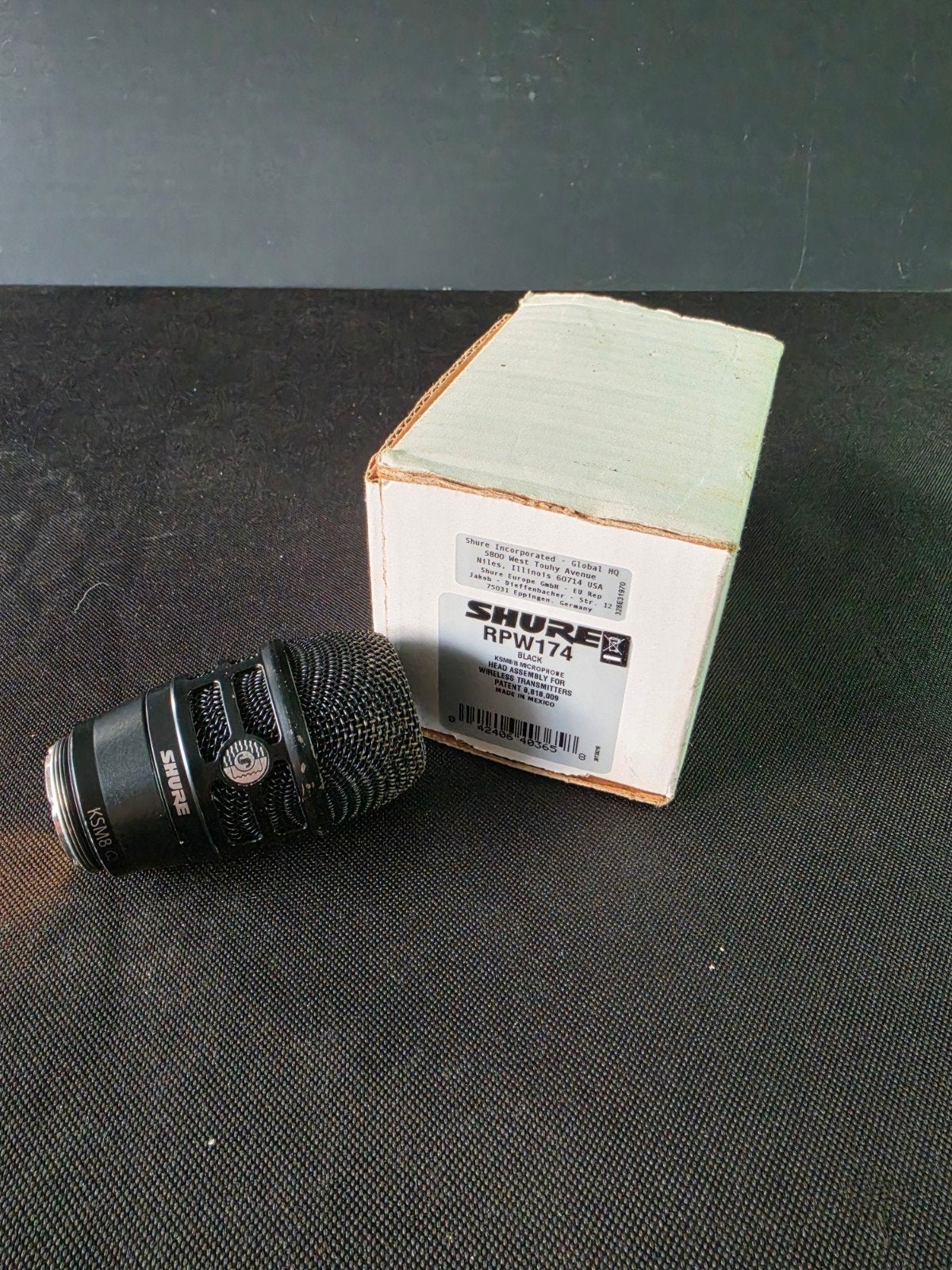 Shure KSM8, Ophalen, Gebruikt, Zangmicrofoon