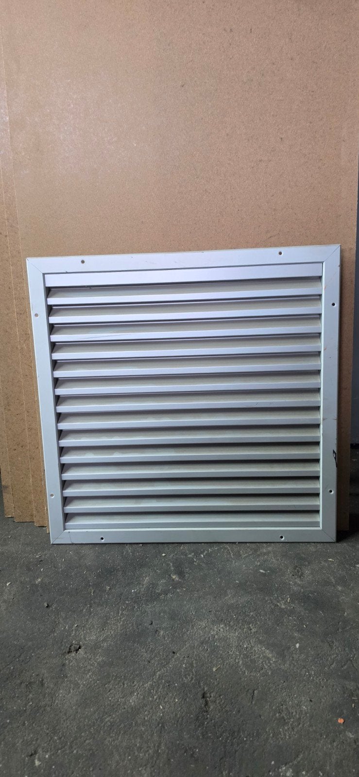 Aluminium ventilatierooster -50x50cm, Ophalen of Verzenden, Gebruikt, Ventilator