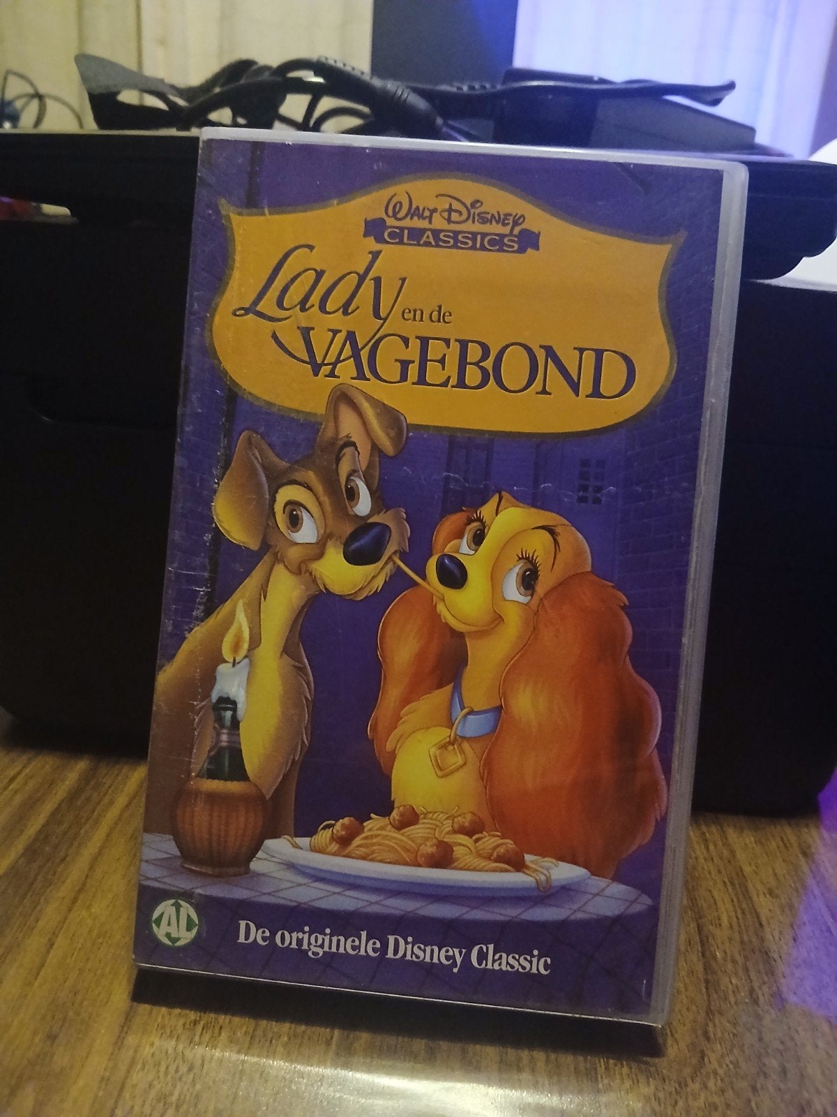 Disney's Lady en de vagebond vhs video, Cd's en Dvd's, VHS | Film, Alle leeftijden, Ophalen of Verzenden, Gebruikt