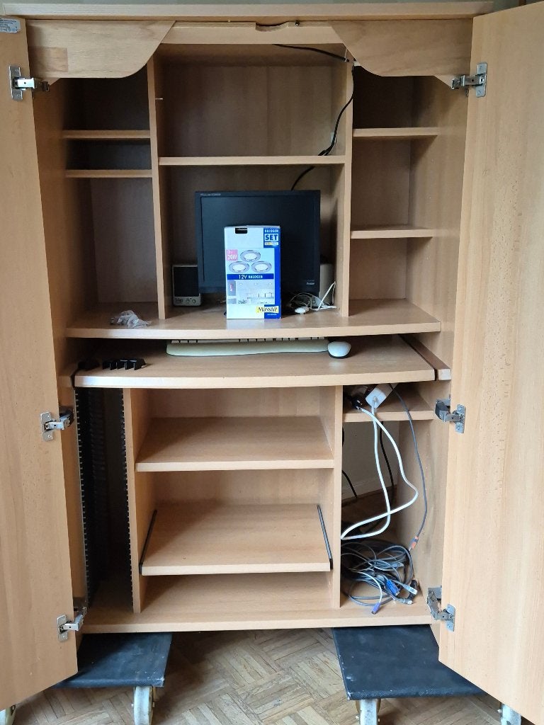 Computermeubel (lees beschrijving), Ophalen, 70 tot 120 cm, 120 tot 170 cm, Zo goed als nieuw