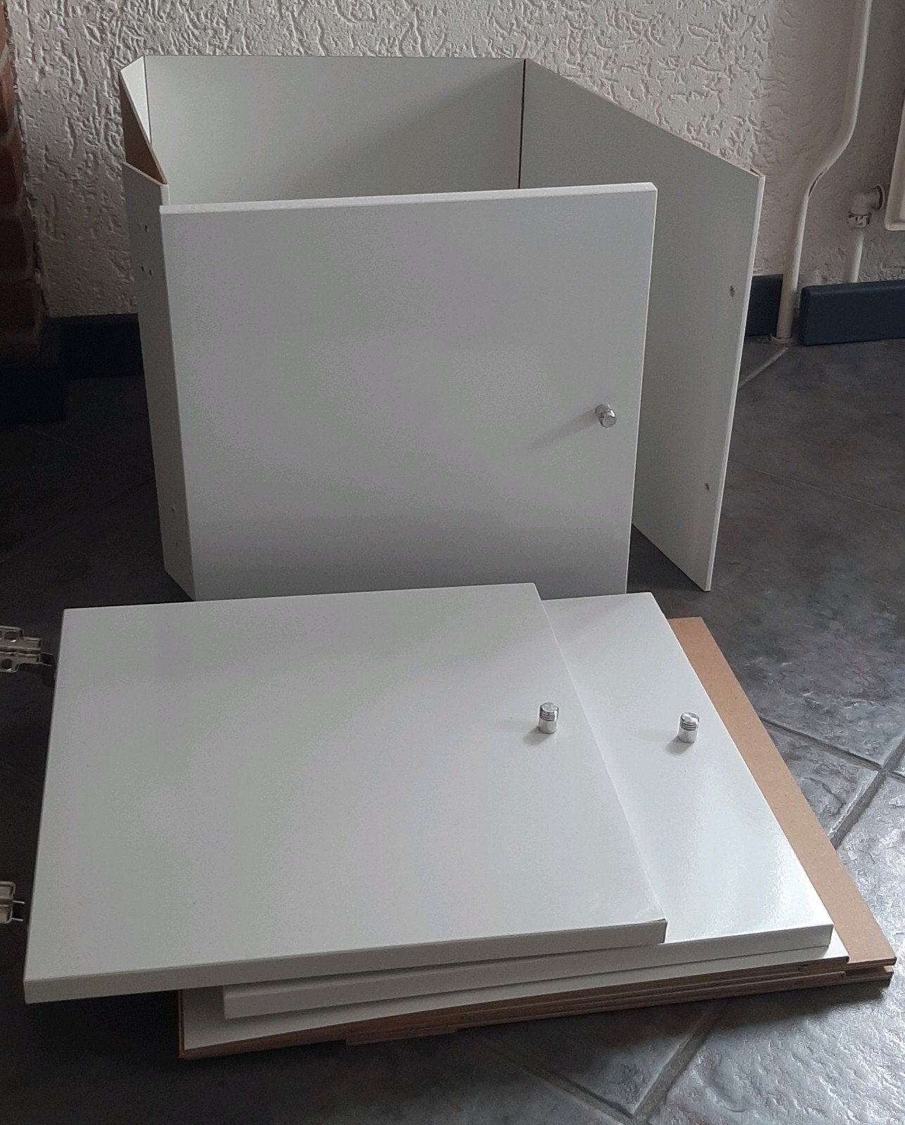 3 deurtjes hoogglans wit ikea kallax Vakkenkast, Ophalen