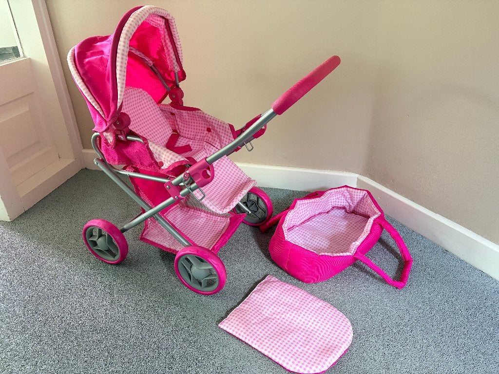 Mooie poppenwagen, Ophalen, Gebruikt, Babypop