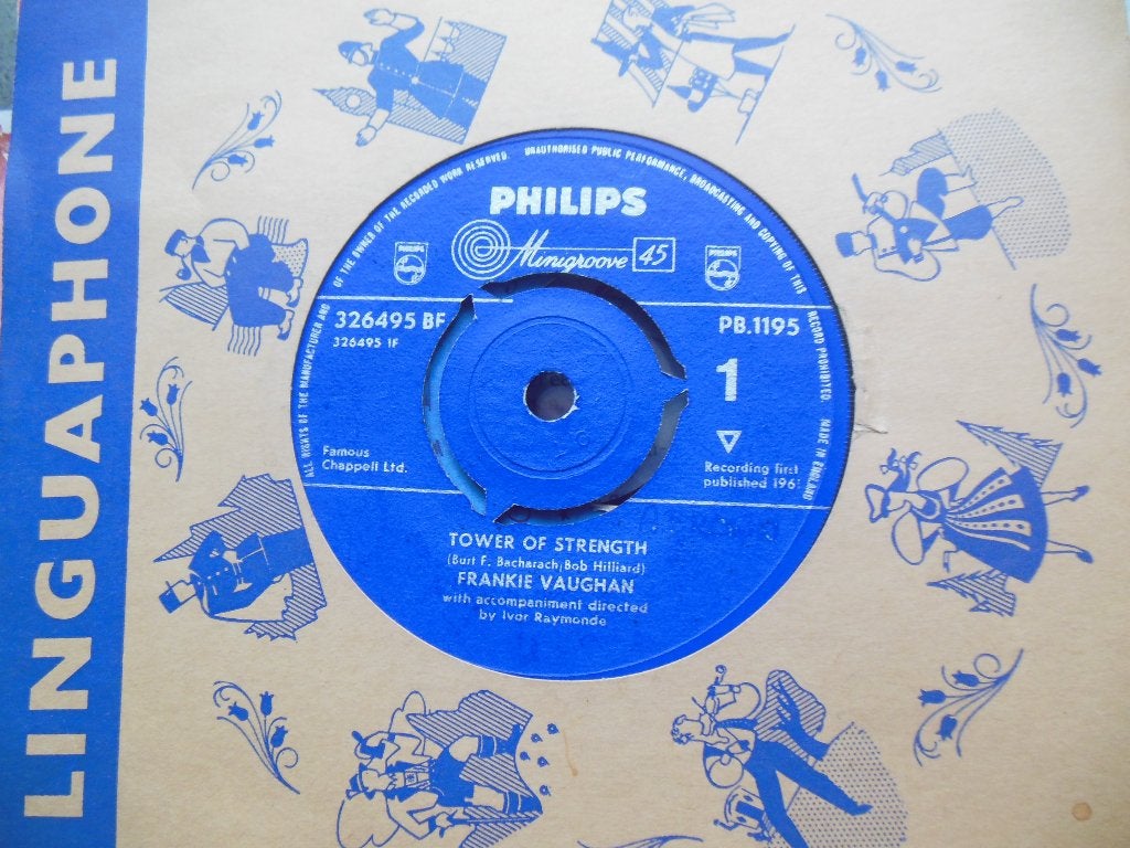 single frankie vaughn philips 45rpm jukebox vinyl record 7'', Gebruikt, 7 inch, Ophalen of Verzenden, Pop