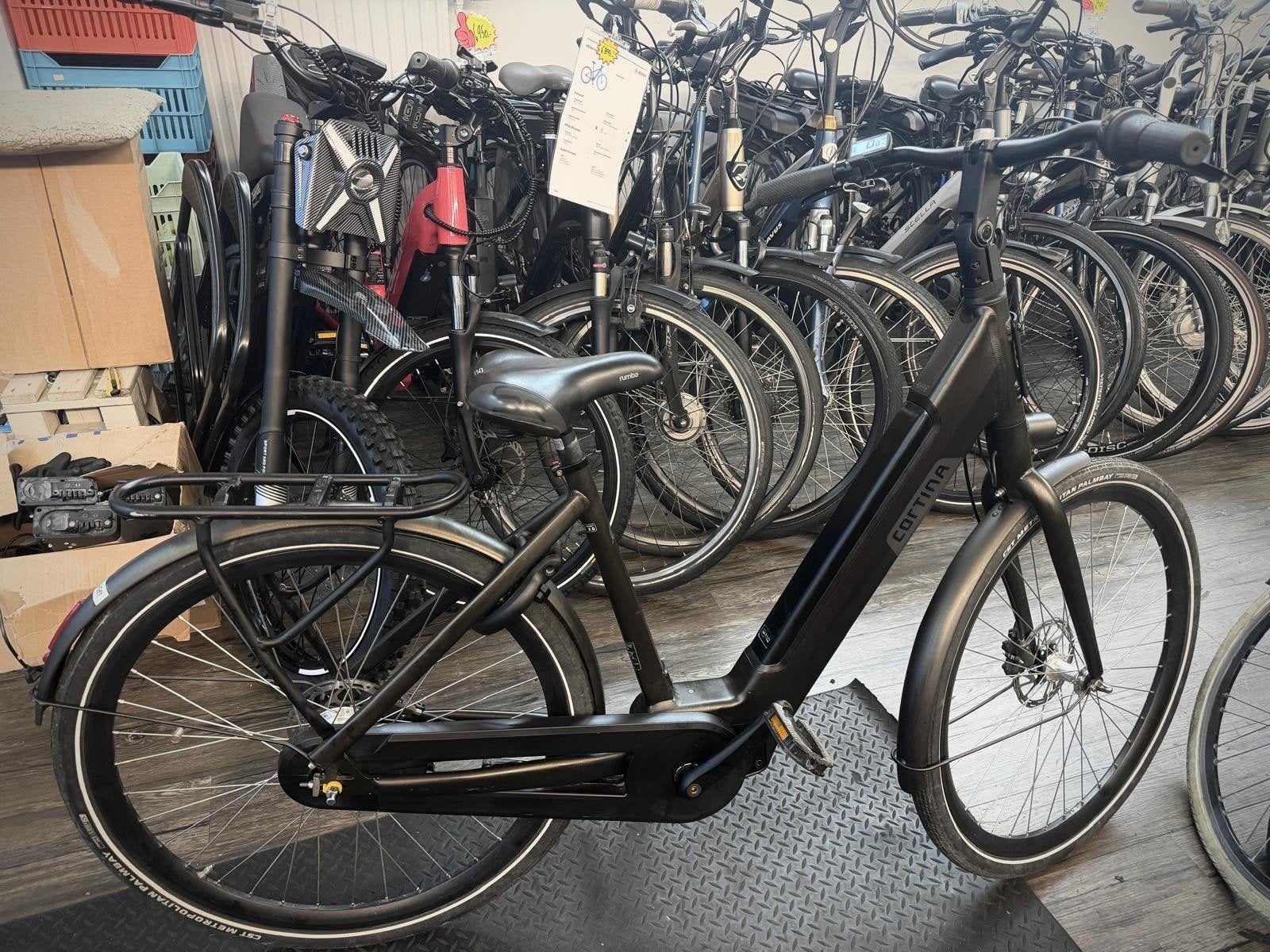 cortina e-nite elektrische fiets, Versnellingen, Zo goed als nieuw, 50 tot 53 cm, Schijfrem