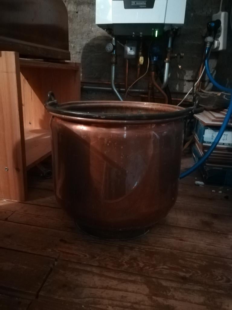 te koop, Tuin en Terras, Bloempotten, Ophalen, Rond, Binnen, Metaal
