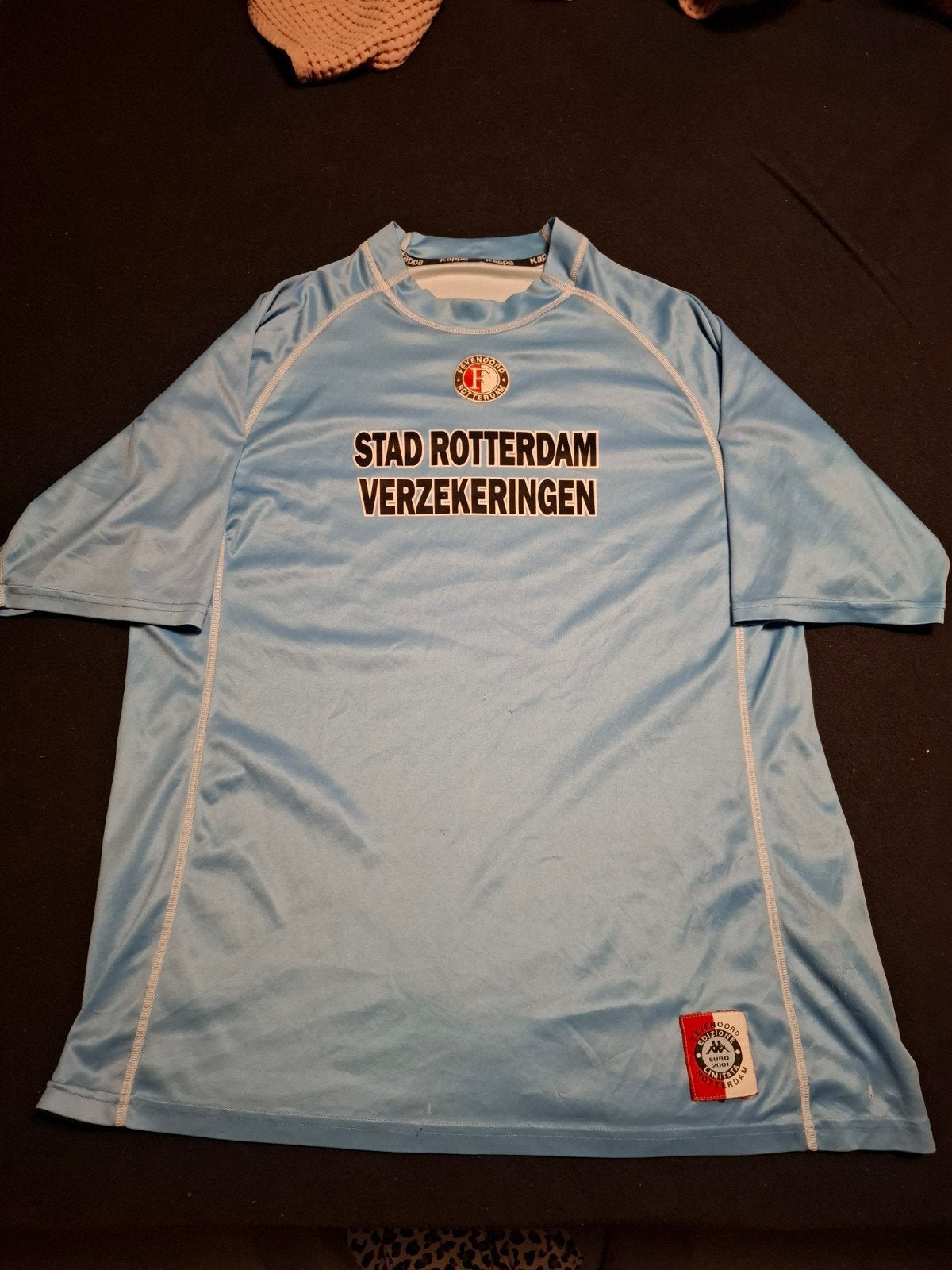 Feyenoord uit shirt 2002 UEFA Cup finale XL, Maat XL, Ophalen of Verzenden, Gebruikt, Shirt