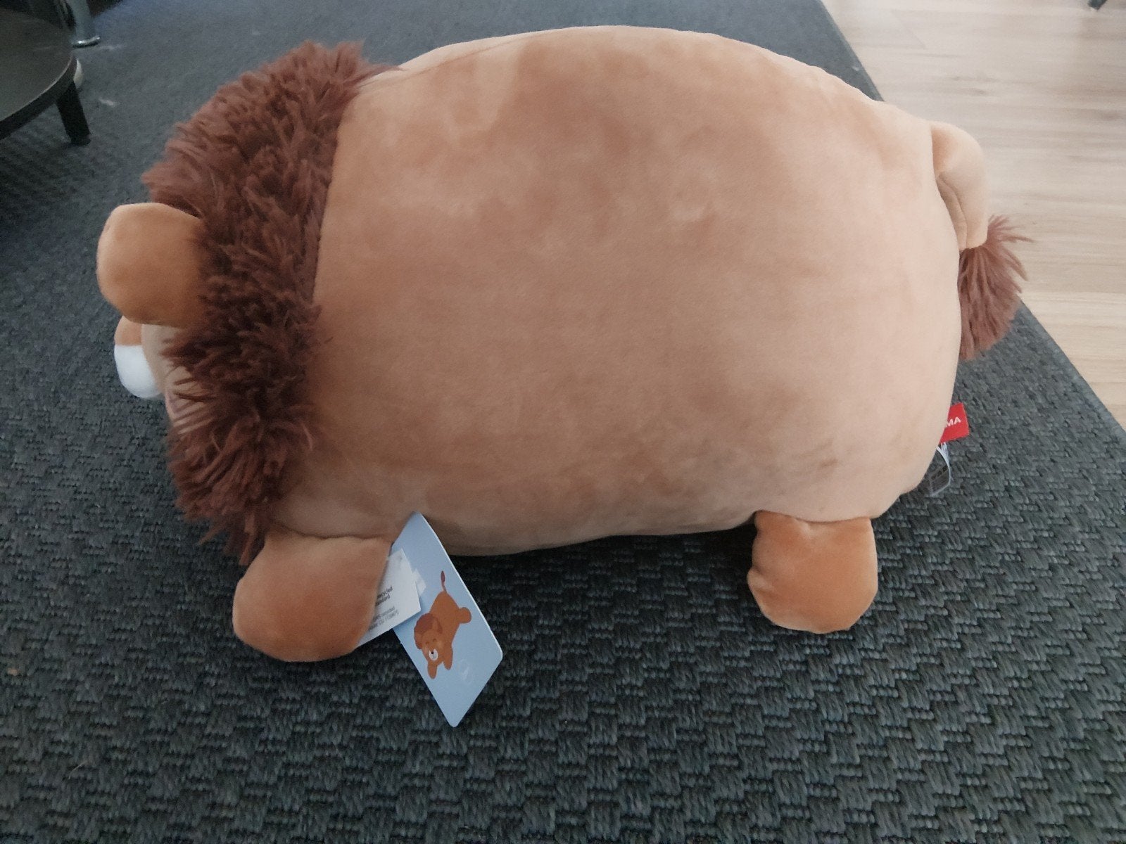 Schattige Squishmallow Leeuw Knuffel - nieuw, Overige karakters, Ophalen of Verzenden, Zo goed als nieuw, Middelgroot (20 tot 80 cm)